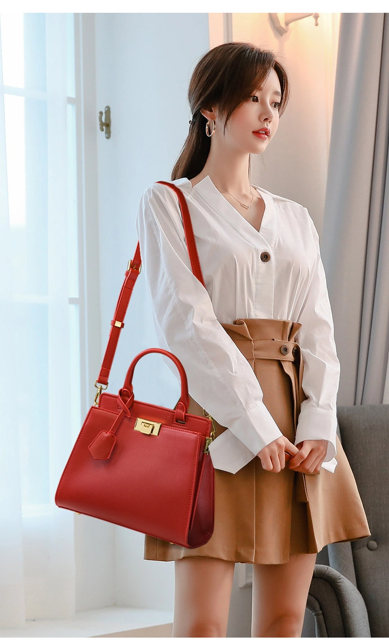 OEM/ODM Wholesale Factory, Handbag Manufacturer PU Leather Tote Bag PU PVC Women Bag Fashion Lady Handbag